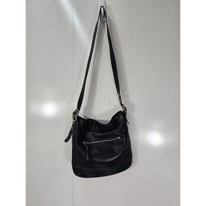 Coach Black Leather Soho Duffle Shoulder Crossbody Bag